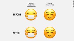 CNNE 903838 - un emoji alegre con tapabocas