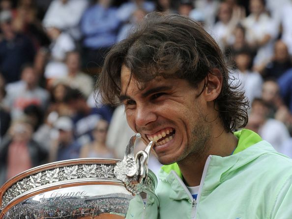 2010: Nadal vence al sueco Robin Soderling. Crédito: BORIS HORVAT/AFP via Getty Images