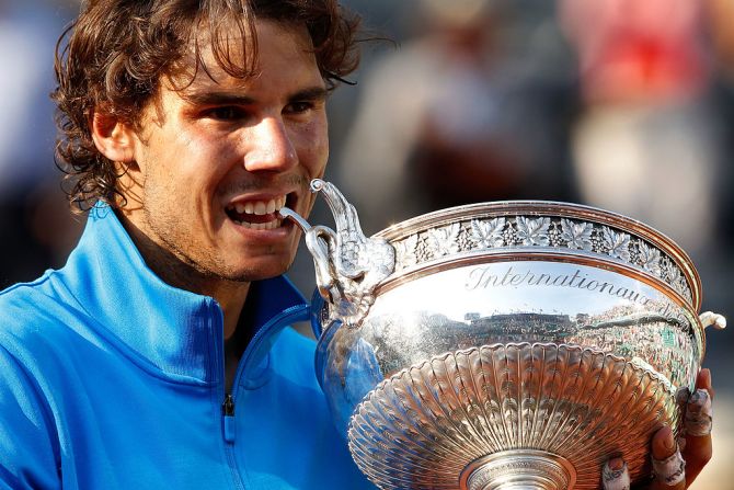 2011: En otro magistral capítulo de la rivalidad entre Nadal y Federer, el español obtiene el campeonato por sexta vez. Crédito: Matthew Stockman/Getty Images