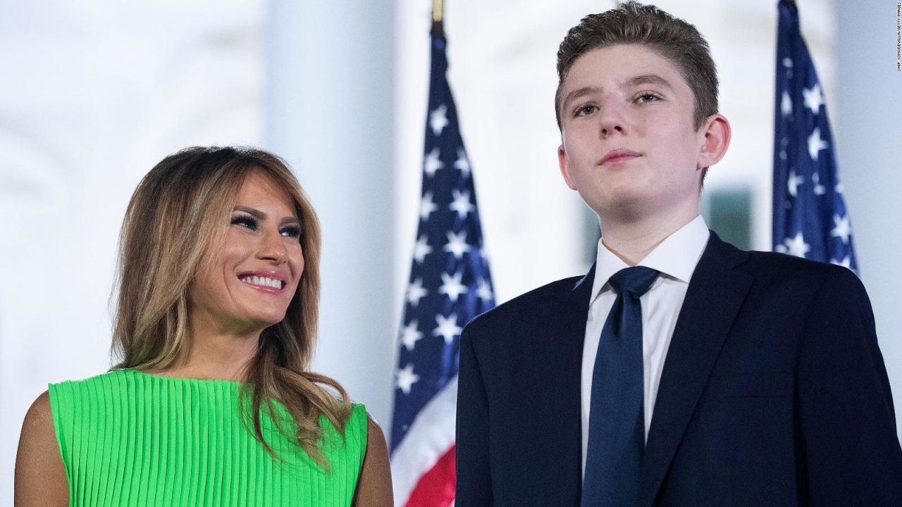 CNNE 905927 - melania trump- mi hijo barron tuvo covid-19