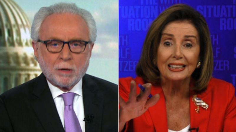 La molestia de nancy pelosi al preguntarle sobre el nuevo paquete de estímulo económico de trump | cnn