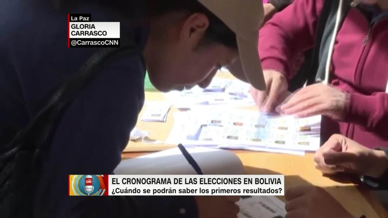 CNNE 906557 - cuando preven los resultados de las elecciones en bolivia