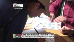 CNNE 906557 - cuando preven los resultados de las elecciones en bolivia