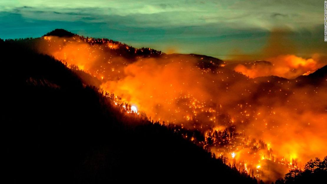 Imagen del incendio Bobcat en California el mes pasado.