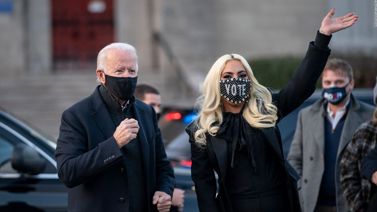 CNNE 912554 - lady gaga cierra campana de joe biden en pensilvania