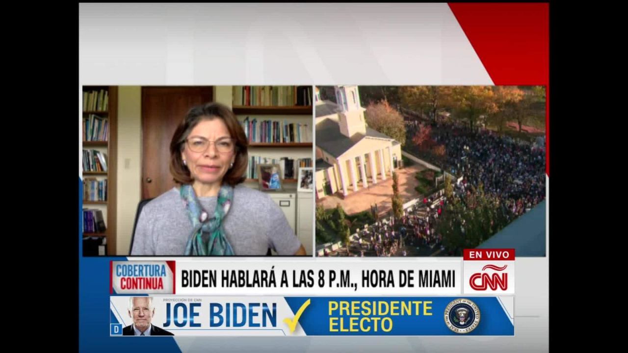 CNNE 914456 - laura chichilla se pronuncia sobre triunfo de biden