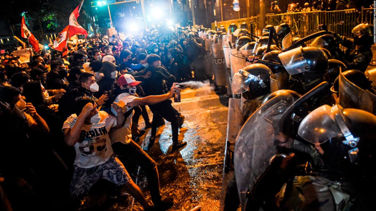 CNNE 917008 - heridos y detenidos tras protestas en peru
