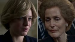 CNNE 917042 - thatcher y la princesa diana llegan a "the crown"