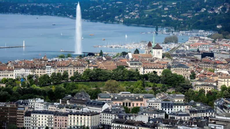 7. Ginebra, Suiza: La ciudad suiza tiene el séptimo costo de vida más alto del mundo durante la pandemia, según la última encuesta mundial sobre el costo de vida de Economist Intelligence Unit. Fabrice Coffrini / AFP / Getty Images