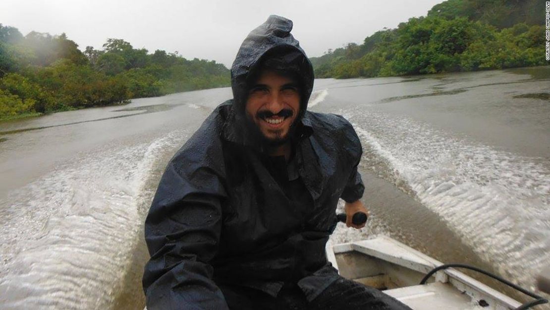 João Campos Silva en los ríos del estado de Amazonas, en Brasil.