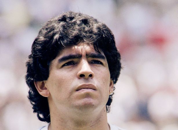 Maradona en la final de México 1986.