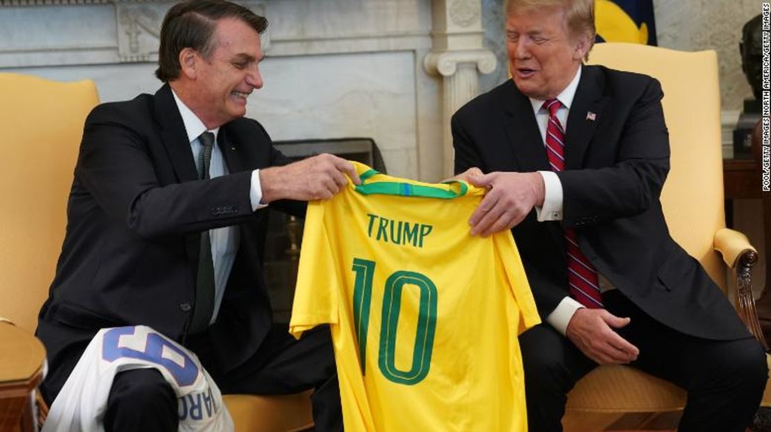 Jair Bolsonaro y Donald Trump.