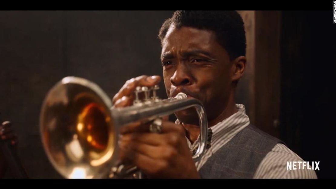 Chadwick Boseman protagoniza al ambicioso trompetista Levee en "Ma Rainey's Black Bottom".