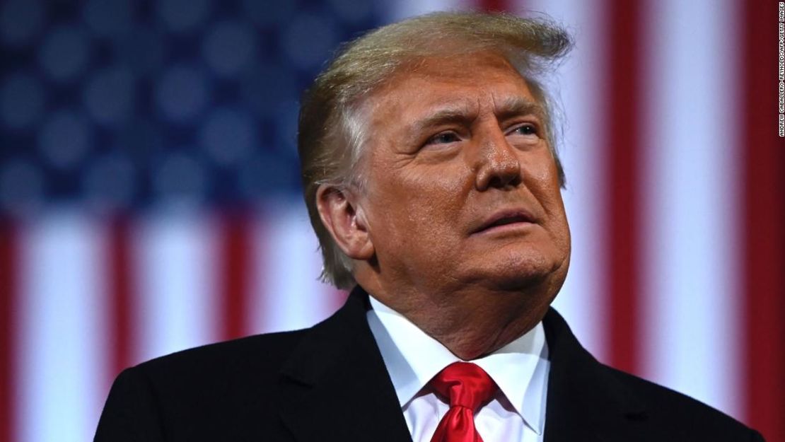 Donald Trump en Valdosta, Georgia, el 5 de diciembre de 2020. Crédito: Andrew CABALLERO-REYNOLDS / AFP a través de Getty Images.