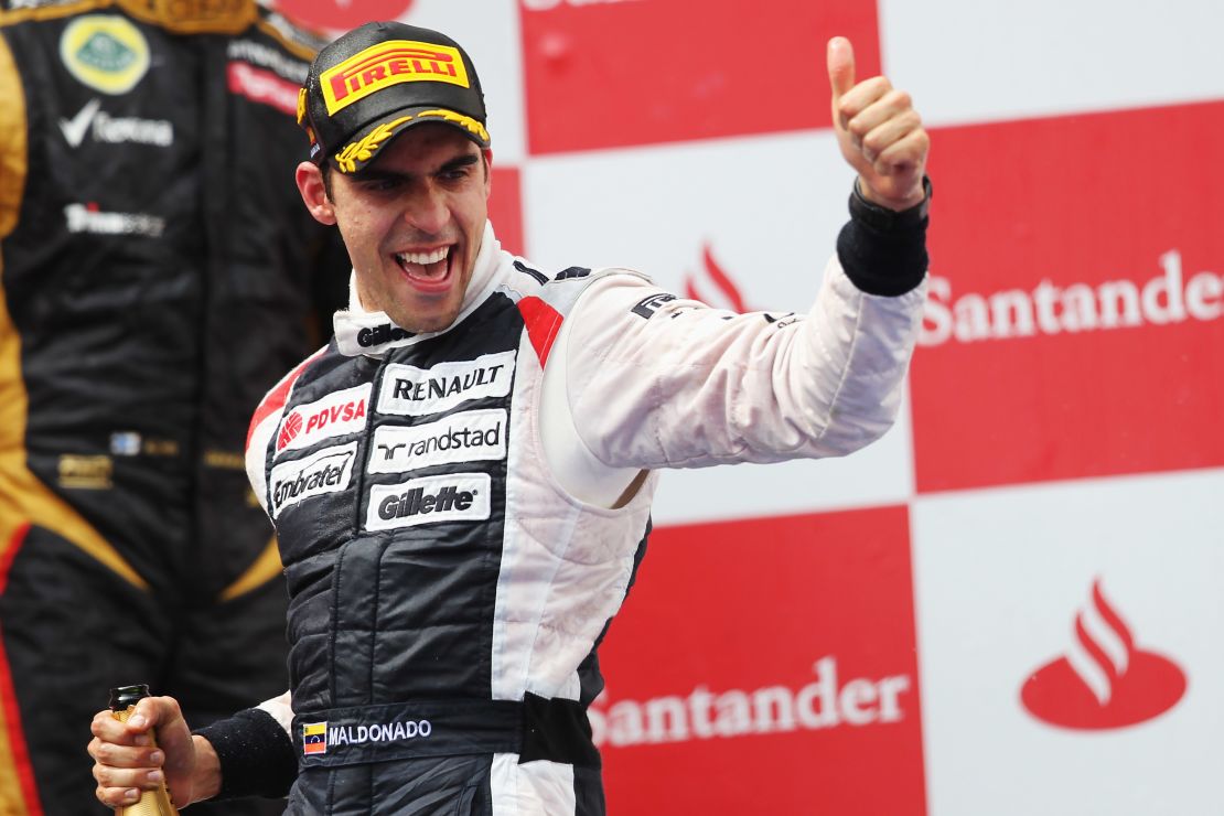 El único triunfo de un venezolano en la F1 lo obtuvo Pastor Maldonado en 2012