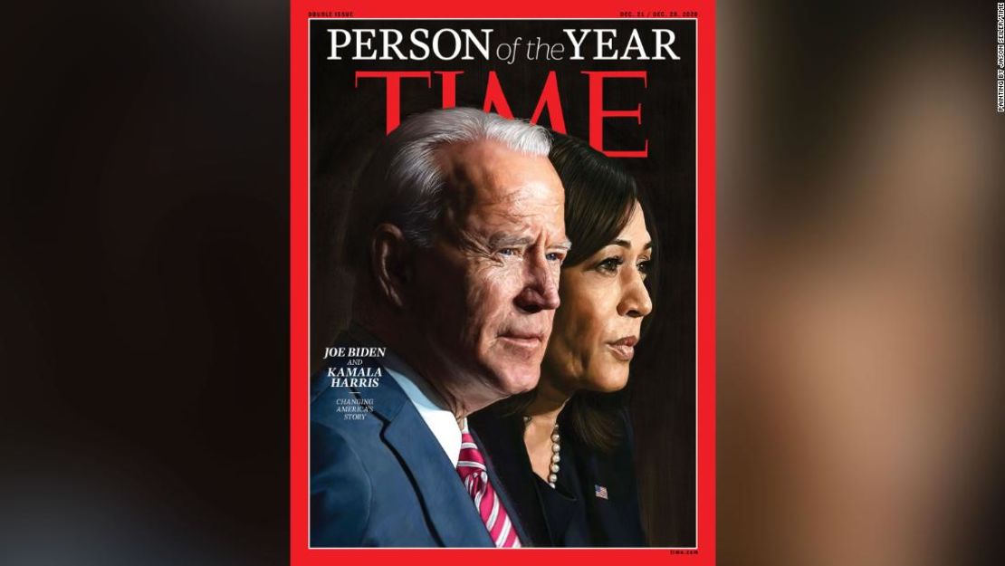 2020 - La revista Time nombró a Joe Biden y Kamala Harris como las Personas del Año 2020.