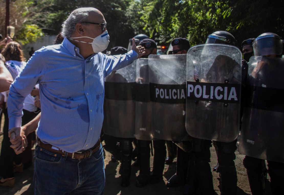 Carlos Fernando Chamorro. Crédito: STR/AFP via Getty Images