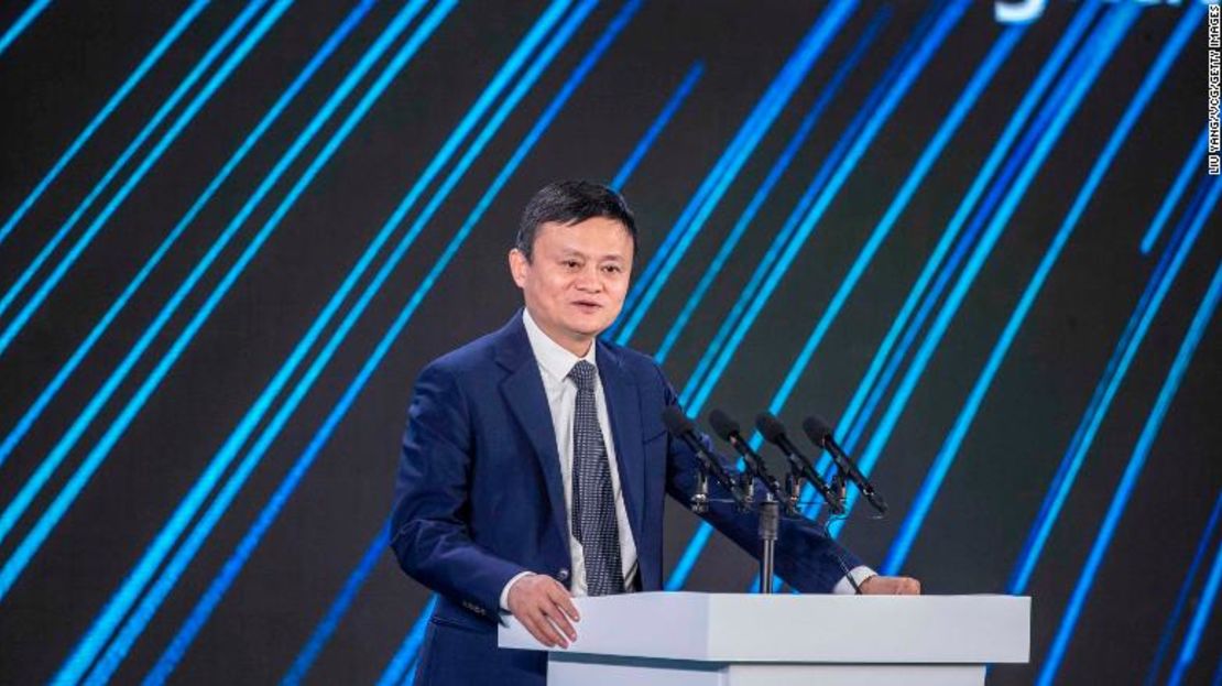 Jack Ma habla durante la Cumbre de Empresas Ecológicas de China 2020 en septiembre pasado.