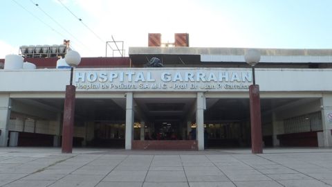 El Hospital Garrahan es uno de los referentes en pediatría de la región.
