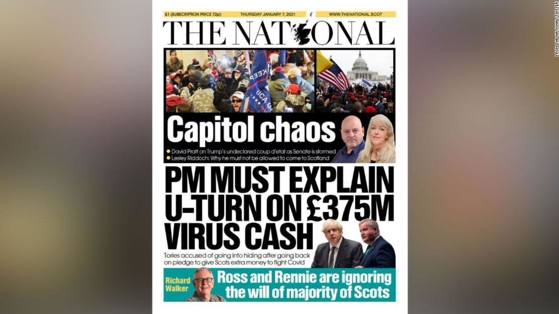 Escocia — "Caos capital".