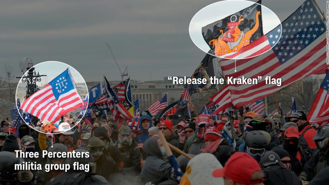 CNNE 937765 - 210108211100-09-capitol-hill-extremist-flags-kraken-3pct-flag-jpg-super-169