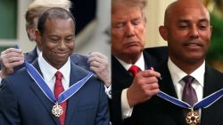 CNNE 938897 - 5 atletas que aceptaron la medalla presidencial con trump