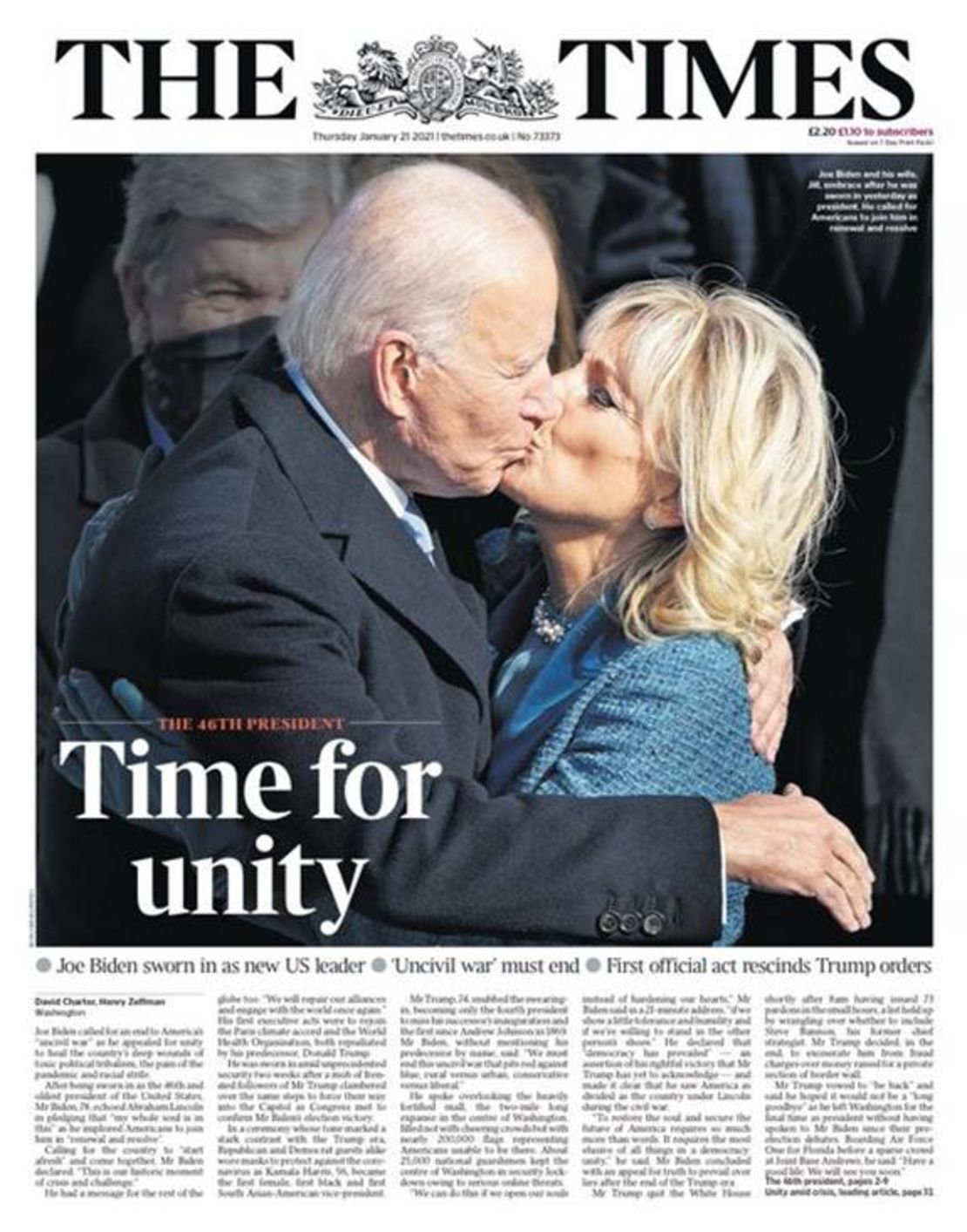 CNNE 942728 - portadas mundo posesion de biden 1