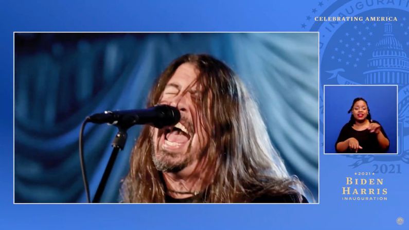 Foo Fighters también tuvo una presentación en el especial. En la foto, Dave Grohl.