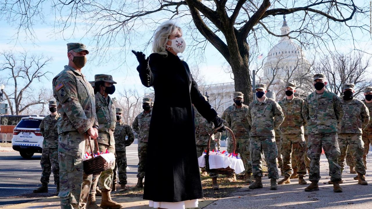 CNNE 943794 - jill biden agradece a la guardia nacional