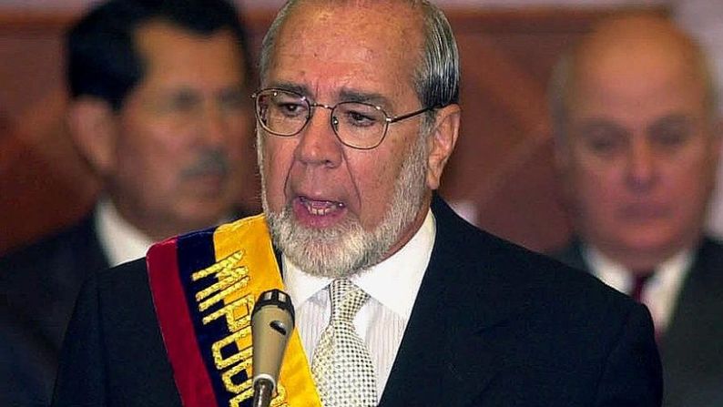 El expresidente de Ecuador Gustavo Noboa Bejarano, quien gobernó al país desde enero del 2000 hasta enero del 2003, falleció el 16 de febrero a los 83 años.