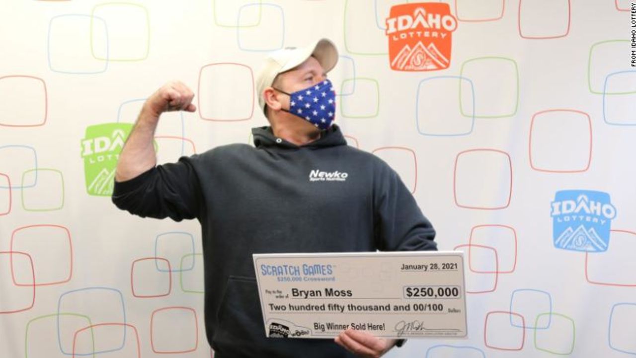 Bryan Moss se ganó un premio de la Lotería de Idaho por sexta ocasión.