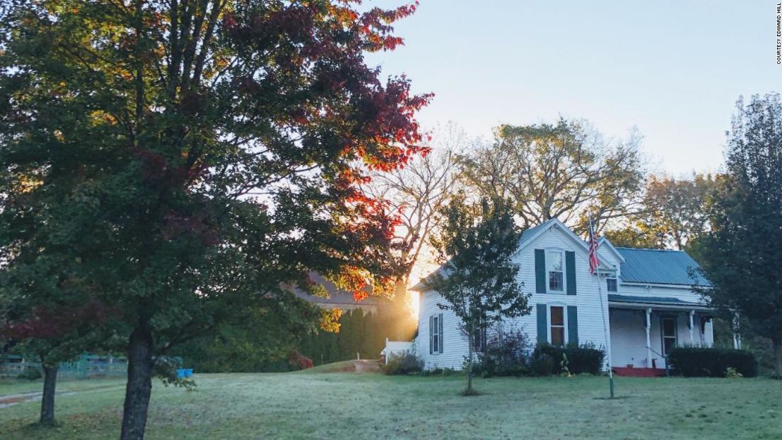 La casa en las afueras de Nashville a la que Edward y Margaret Hill se trasladaron durante la pandemia.