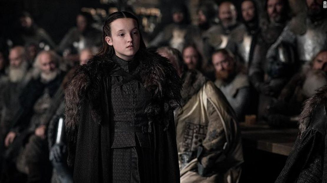 Bella Ramsey como Lyanna Mormont en "Game of Thrones" de HBO.