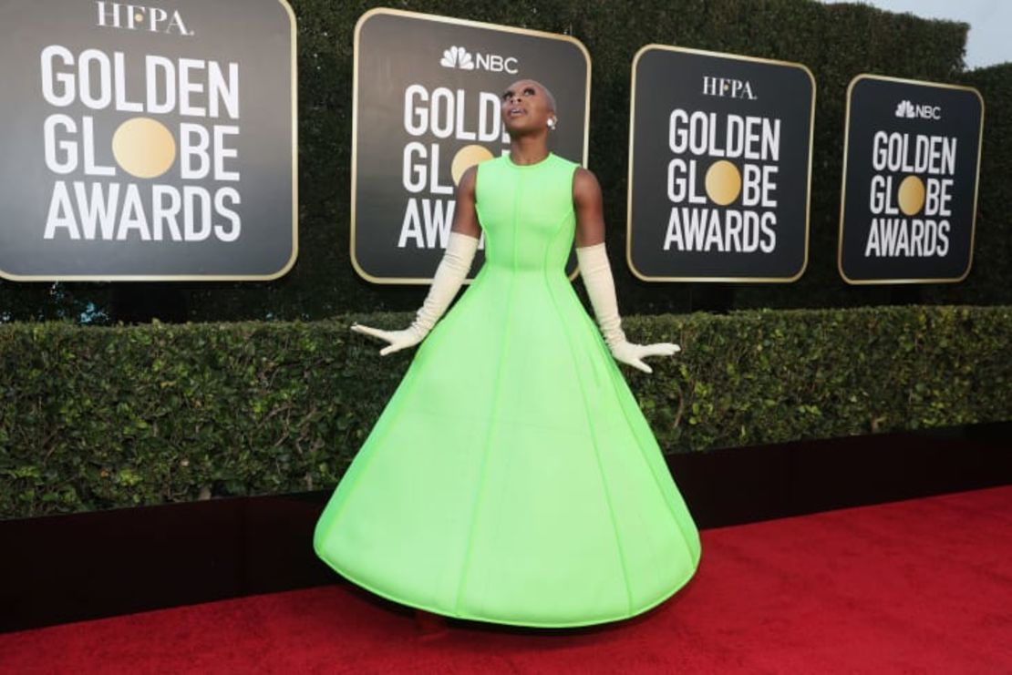 Cynthia Erivo asiste a la 78ª Entrega Anual de los Globos de Oro. Crédito: Todd Williamson / NBC / Getty Images.