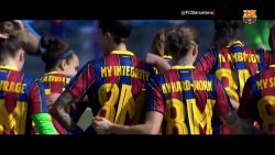 CNNE 963289 - fc barcelona se une a conmemoracion del dia de la mujer