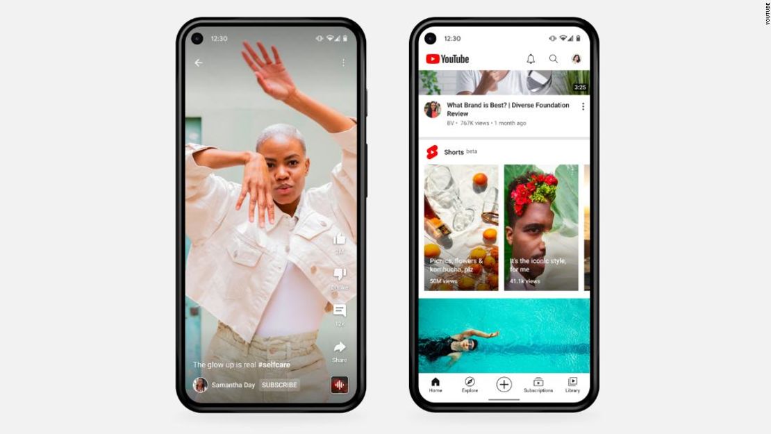 YouTube Shorts tiene muchas de las mismas funciones que otras aplicaciones de videos cortos, como TikTok.