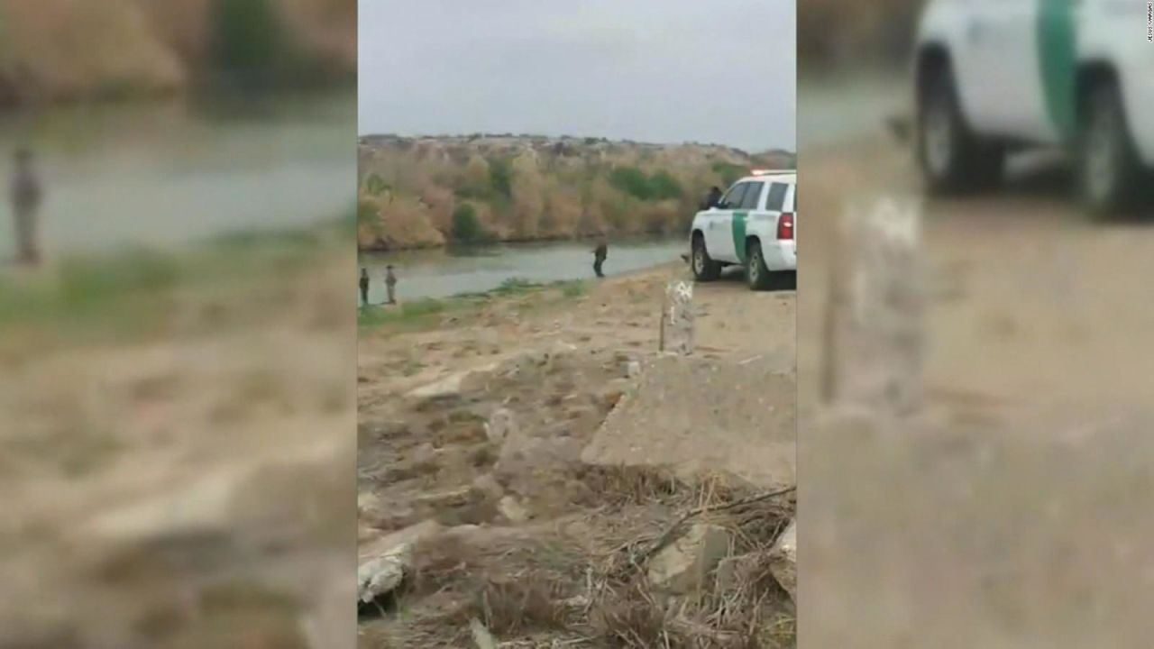 CNNE 968695 - dos migrantes se ahogan frente a agentes de la patrulla fronteriza