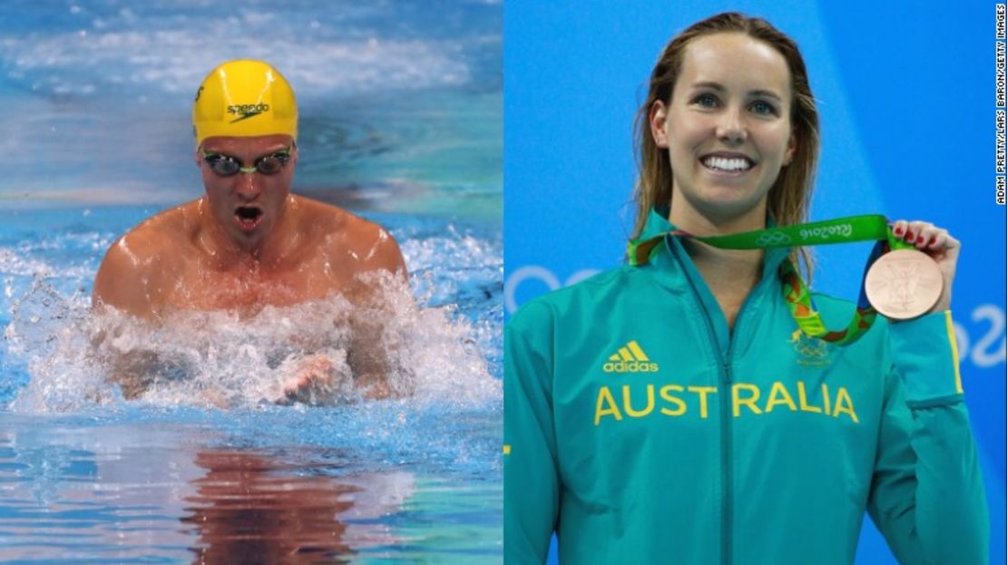 Josh Palmer y Emma McKeon, los nadadores australianos noctámbulos, que fueron sancionados por su comportamiento en Río. . Una vez que el amigo de Palmer se fue, un hombre se le acercó y lo obligó a retirar US$ 1.000 en efectivo de un cajero automático cercano, dijo el nadador a las autoridades. Palmer fue encontrado más tarde por dos hombres quienes reportaron que el australiano estaba desorientado y había perdido su cartera y teléfono. Además de no poder ir a la clausura en Río, Palmer y McKeon tienen prohibido salir de la Villa Olímpica entre las 8 p.m. y las 8 a.m. La delegación australiana también impuso un toque de queda a partir de las 2 a.m. a todos los miembros del equipo para el resto de los Juegos.