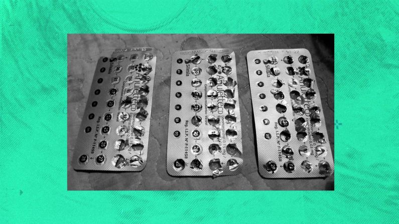 Los paquetes de pastillas anticonceptivas Anulette CD que Rojas tomó por tres meses antes de saber que habían sido retiradas en agosto de 2020.