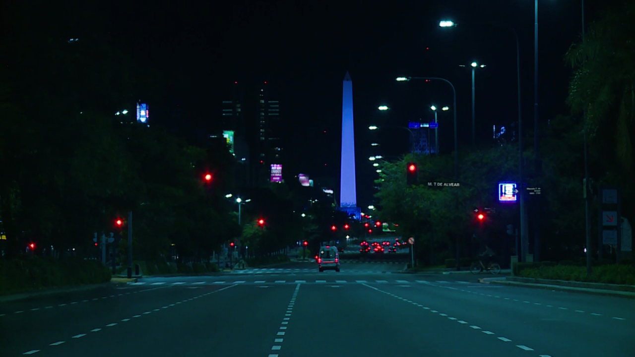 CNNE 978723 - buenos aires, una ciudad fantasma- los efectos del aislamiento por covid-19 en las noches