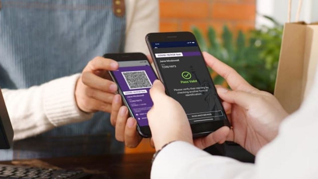El Excelsior Pass es un pase digital de Nueva York que las personas pueden descargar para mostrar un comprobante de vacunación.