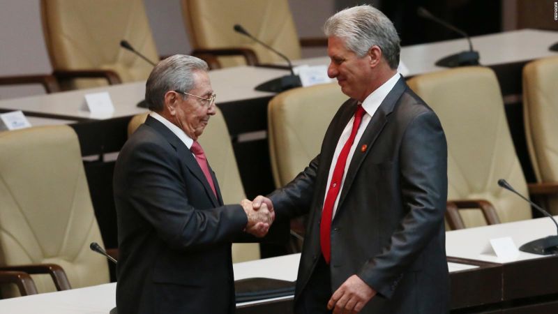 Miguel díaz-canel reemplaza a raúl castro como primer secretario del único partido político de cuba | cnn