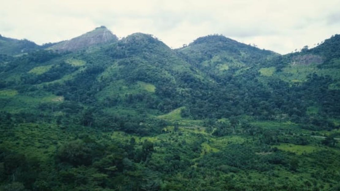 Costa de Marfil tiene colinas onduladas y montañas cubiertas de exuberante vegetación.Crédito: CNN