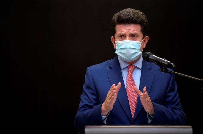 El ministro de Defensa, Diego Molano, hizo un llamado a los ciudadanos a "abstenerse de realizar manifestaciones públicas" debido a la pandemia.