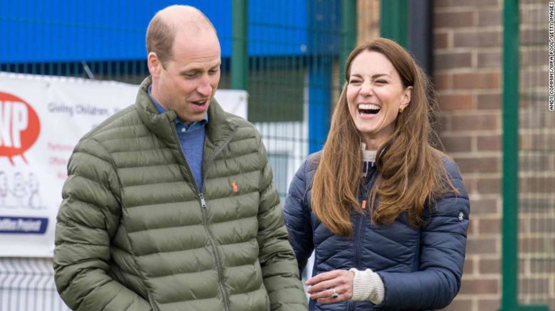 William y Kate en un compromiso en el norte de Inglaterra esta semana.