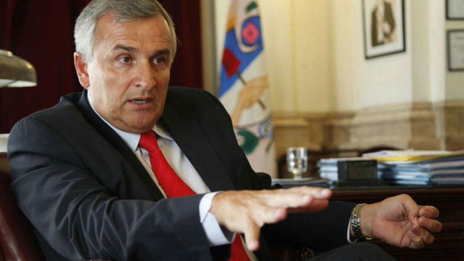 Gerardo Morales, gobernador de Jujuy y precandidato a vicepresidente.