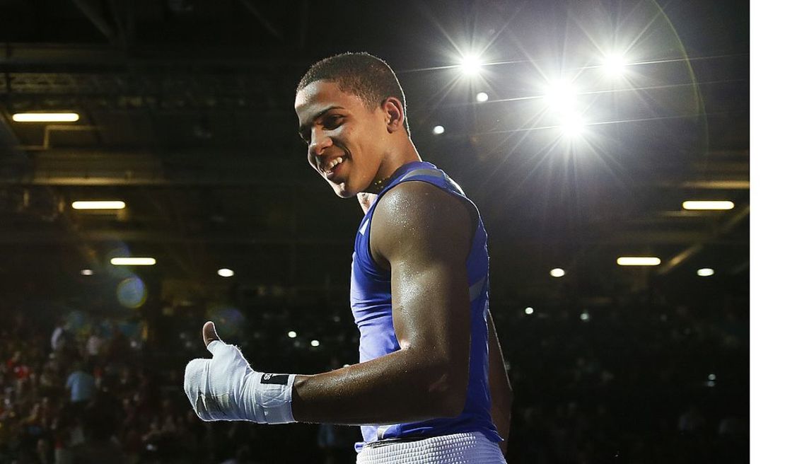 Foto de archivo. Félix Verdejo Sánchez, boxeador de Puerto Rico, durante los Olímpicos de Londres, en agosto de 2012.