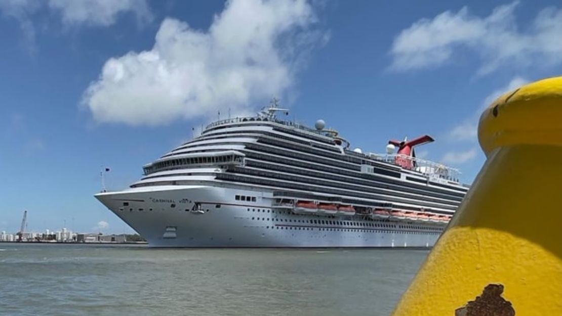 Welsch captó esta imagen del Carnival Vista.Cortesía de @mikewelsch