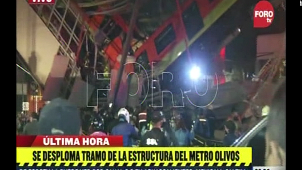 CNNE 988438 - accidente en metro de ciudad de mexico- imagenes del caos