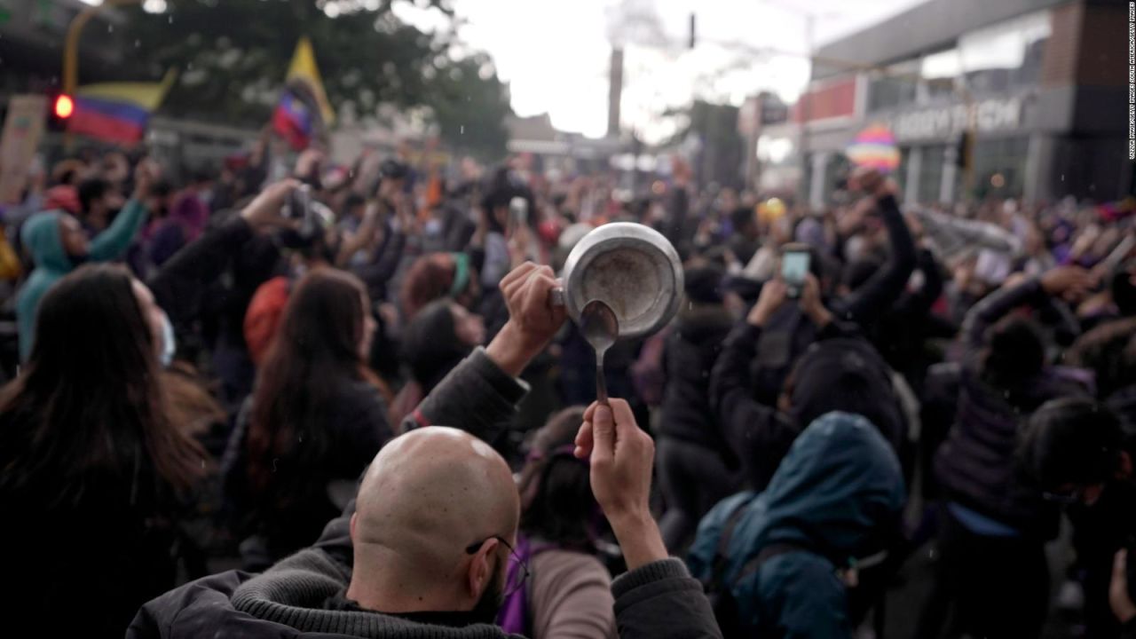 CNNE 992393 - protestas en colombia, sintoma de diferencias mas profundas